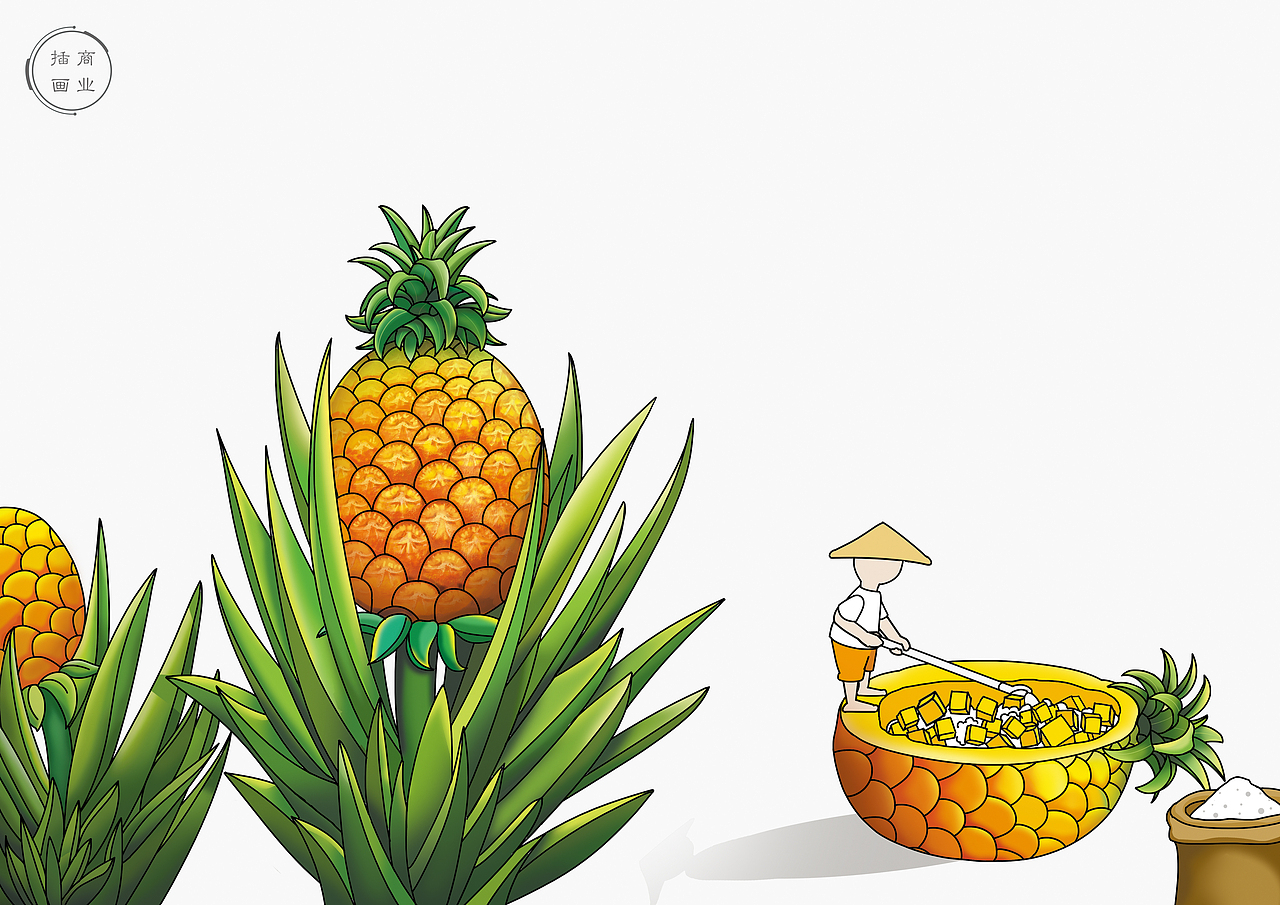 水果商业插画（图ZMTM4OTMzODg4） - 商业插画 - 站酷设计师不一才原创素材 - 站酷ZCOOL