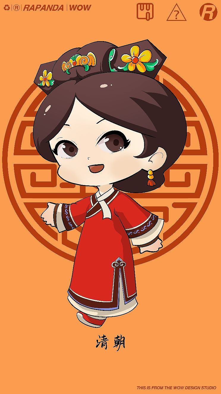 中国古代历朝女性服饰（图ZMzI5MTkzMjYw） - 儿童插画 - 站酷设计师無我设计原创素材 - 站酷ZCOOL