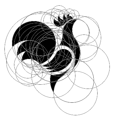 黄金比例/布尔运算画了一只鸡