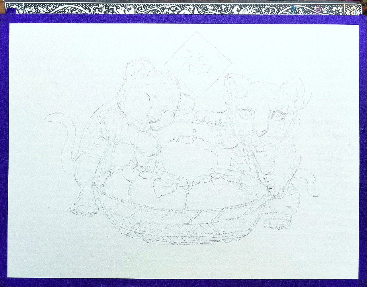 新年小老虎（图ZMjgzNjgzODk2） - 绘画 - 站酷设计师纪梵原创素材 - 站酷ZCOOL