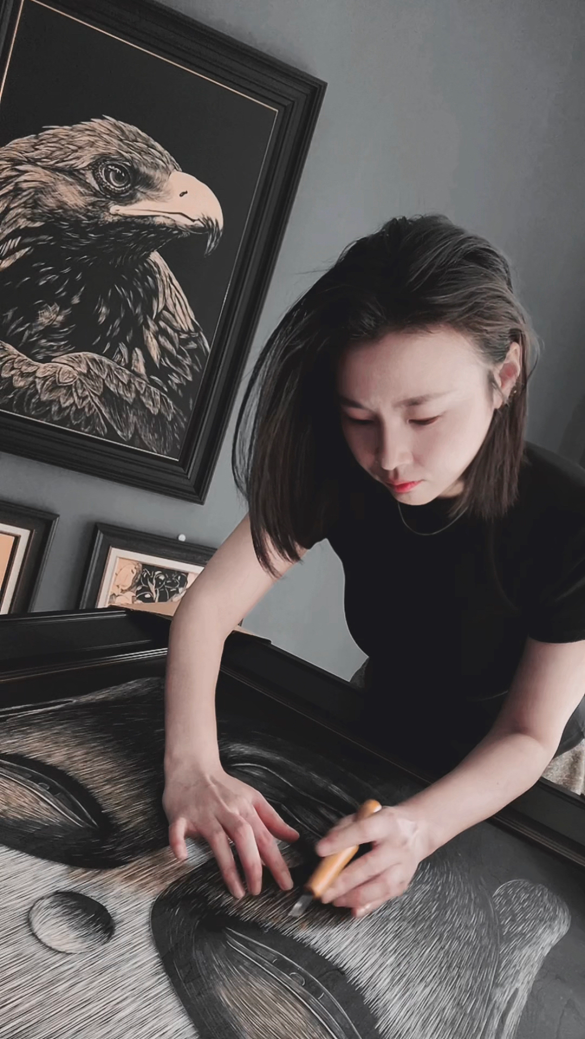 木刻版画·佛（图ZMzY1MzA2ODMy） - 其他手工艺 - 站酷设计师南山晓原创素材 - 站酷ZCOOL