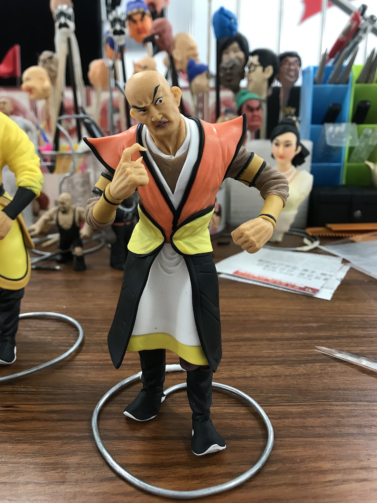 康健面塑作品《西游妖王》