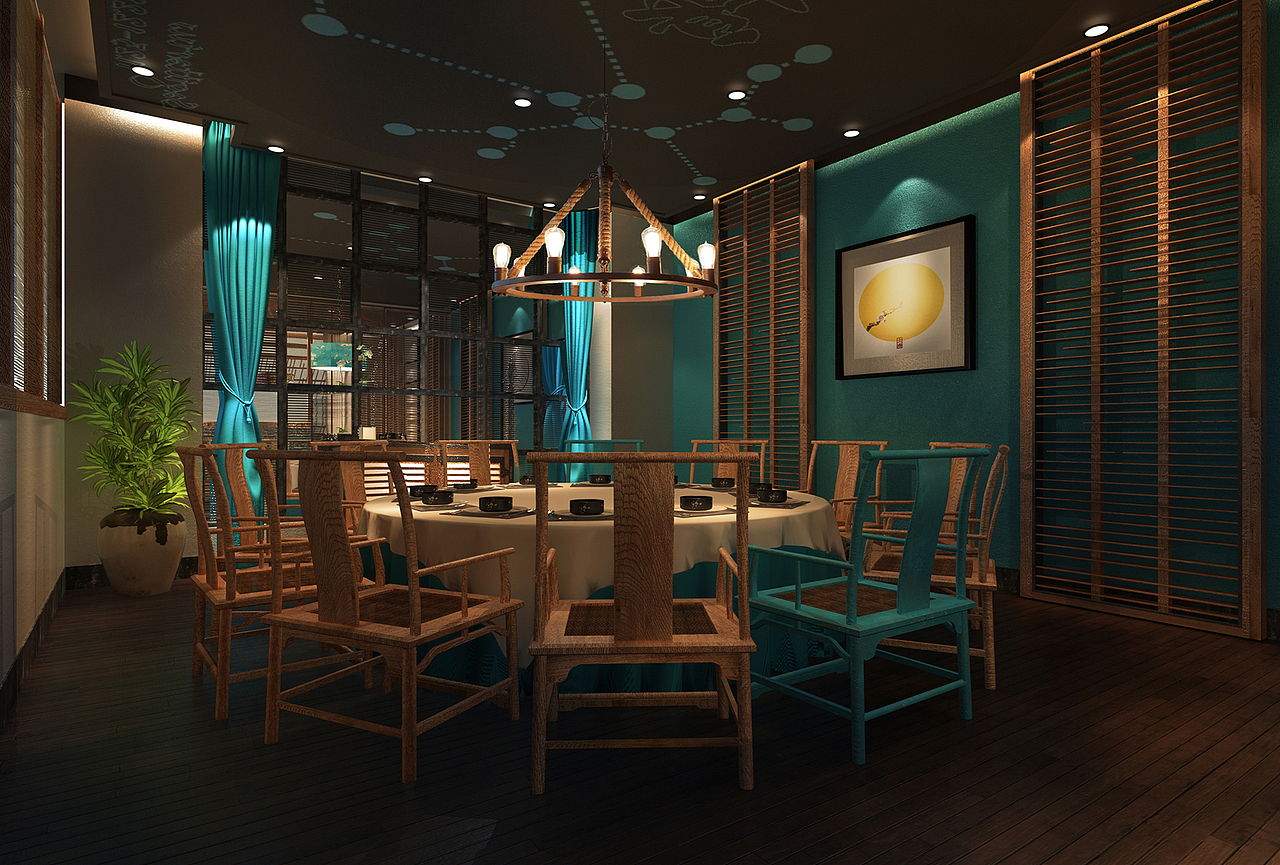 西宁中秋餐厅设计