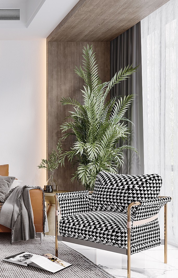 现代北欧风格轻奢客厅