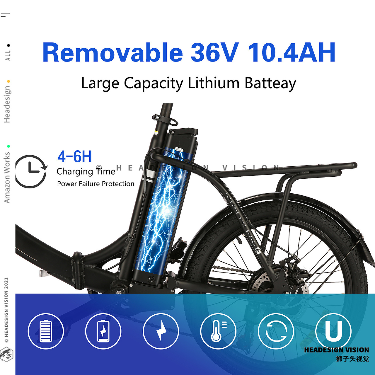 电动自行车产品拍摄_主图设计_A+页面设计-狮子头视觉