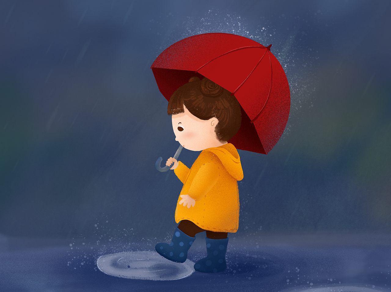 不成套的插画小件