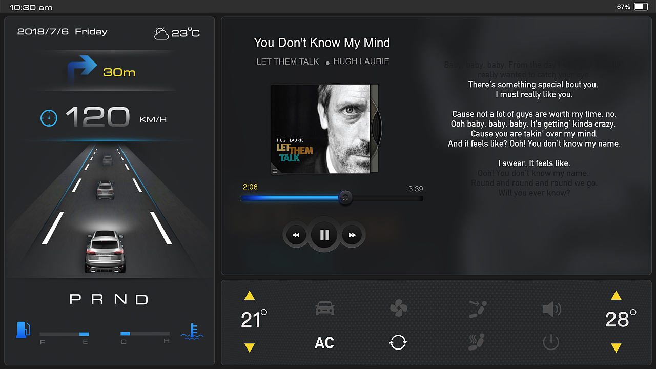 HMI中控交互设计（图ZMTMzNDU5MTI0） - 其他UI - 站酷设计师铭籽原创素材 - 站酷ZCOOL