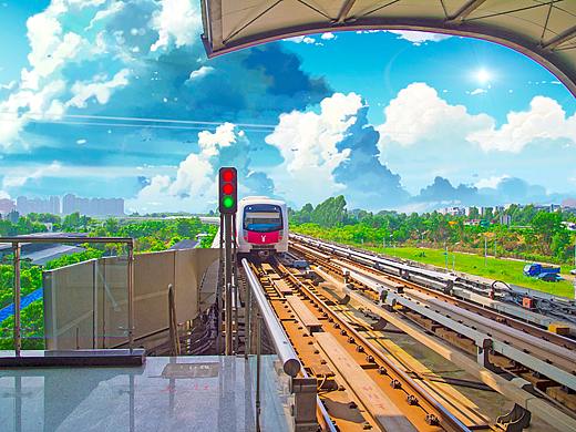 中国车站日漫风（个人主页-ZNDA5NzMyMjg=） - 修图/后期 - 站酷设计师小张同学Redo原创素材 - 站酷ZCOOL