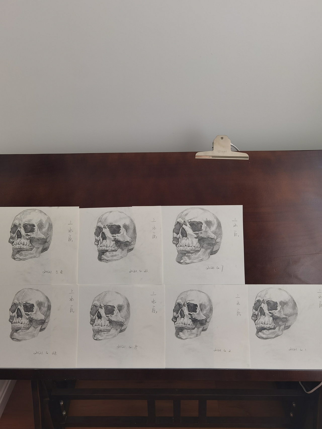 45度右侧骷髅头抬头练习