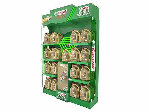 Castrol货架posm设计