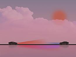  夕阳西下 回家回家