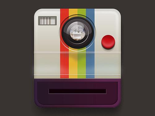 照相机的拟物图标练习~