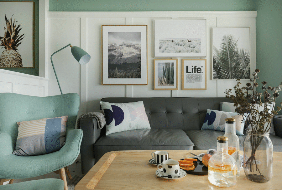 一组原创效果图【淡绿色小清新】