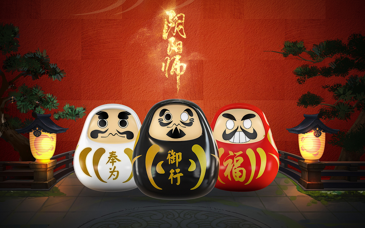 C4D阴阳师建模练习（图ZNjg4NjI5MDg=） - 动画/影视 - 站酷设计师khalil464594009原创素材 - 站酷ZCOOL