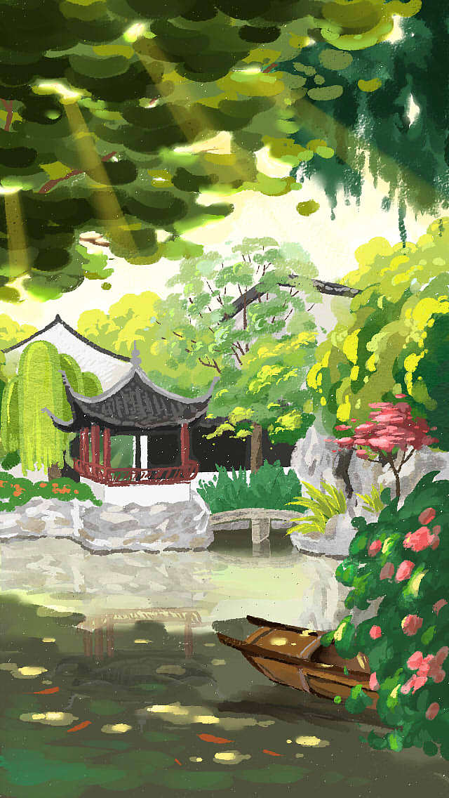 小暑  同程旅游早安海报