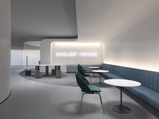 办公休闲区效果图制作