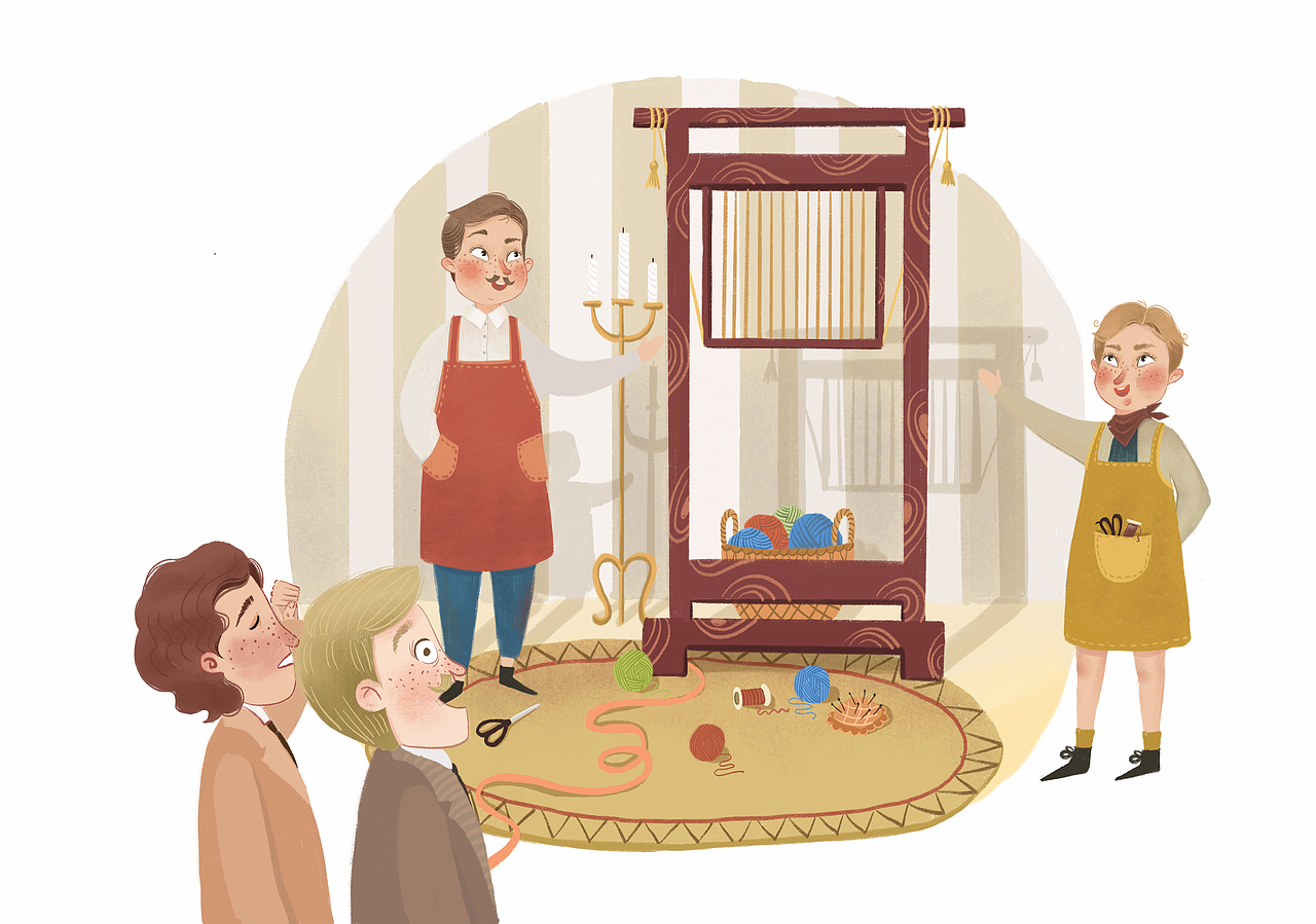 皇帝的新衣（图ZMjIyNjY5NjA0） - 儿童插画 - 站酷设计师画画的大林原创素材 - 站酷ZCOOL