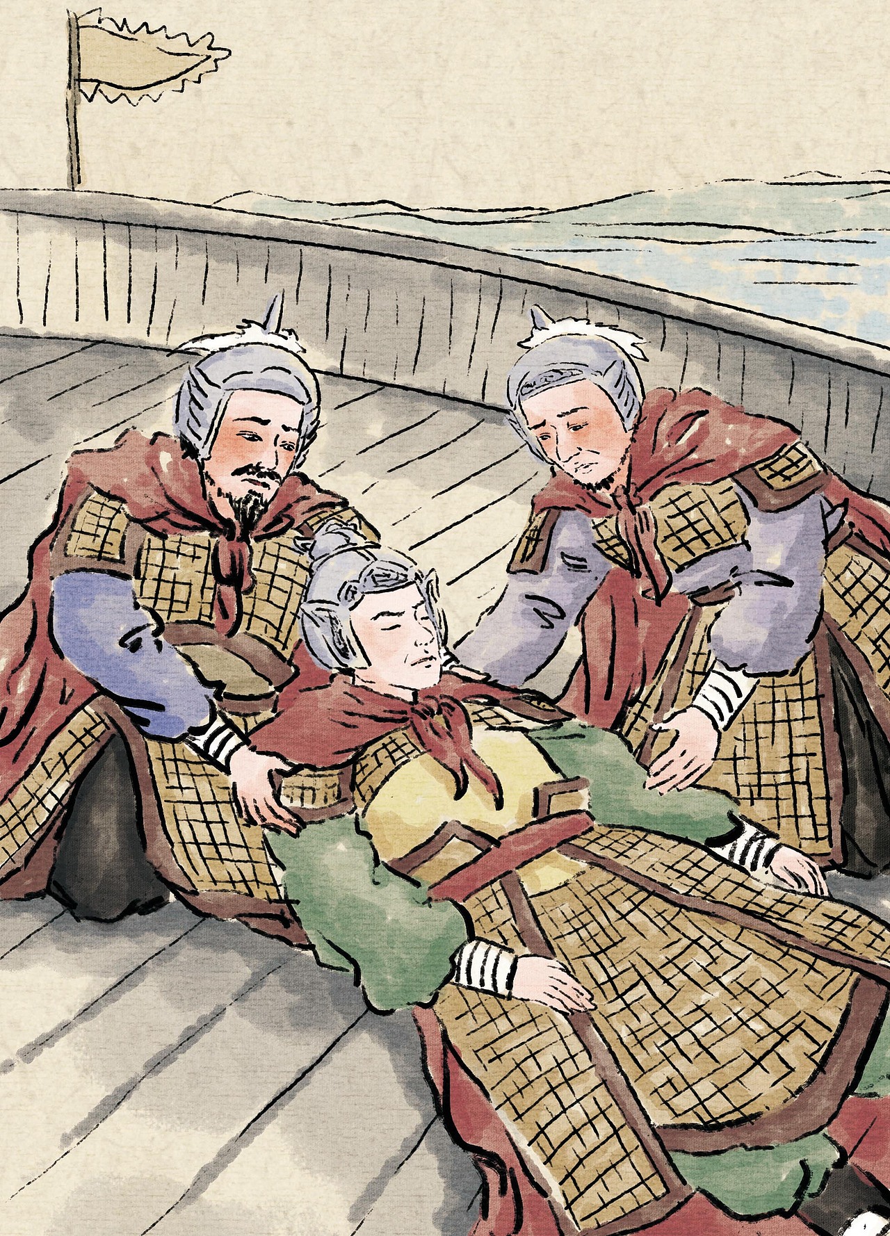 仿国画插画（图ZMTUwNTQwMjUy） - 儿童插画 - 站酷设计师木星插画工作室原创素材 - 站酷ZCOOL