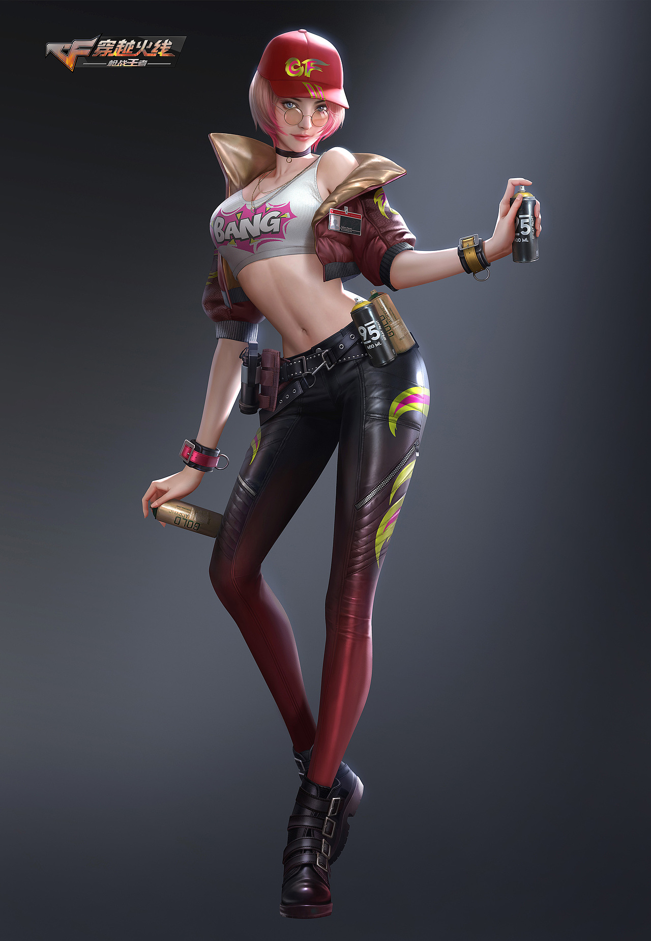 为游戏《穿越火线》创作的角色立绘