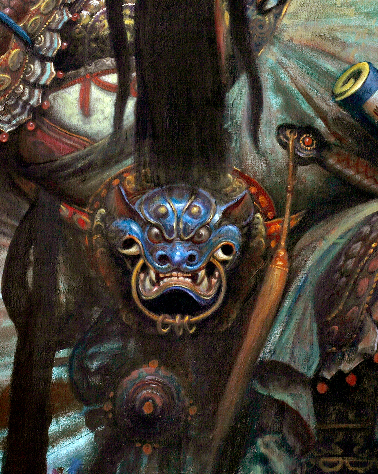 油画作品《武圣》(图ZMTMzODc4MDgw) - 绘画 - 站酷设计师王可伟原创素材 - 站酷ZCOOL