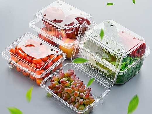 透明水果蔬菜蔬果盒外卖包装产品详情页