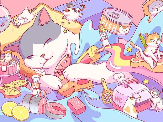 插画《阿包的梦》