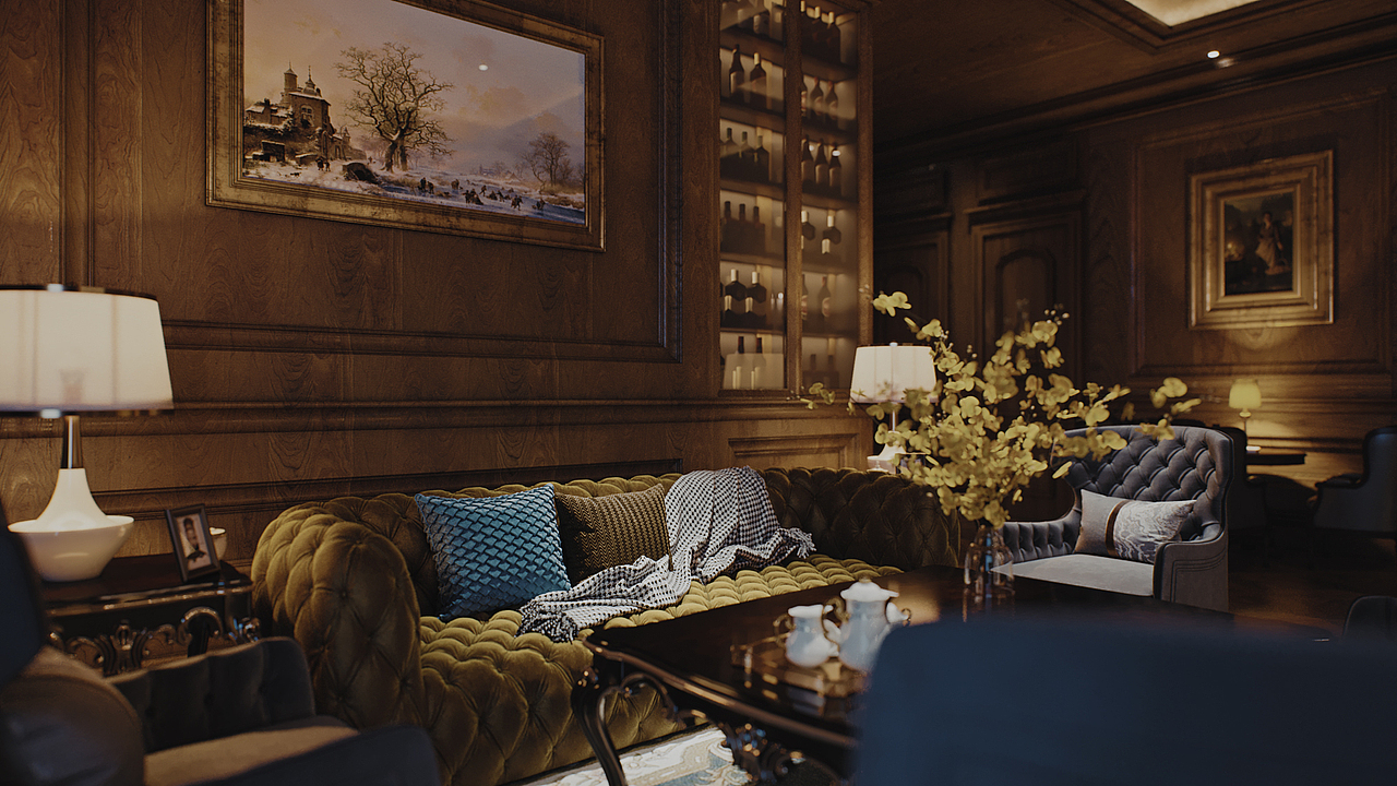 茶楼 | 私人会所（图ZMjMyMzIxNTY0） - 家装设计 - 站酷设计师苏黎世的猫Miya原创素材 - 站酷ZCOOL