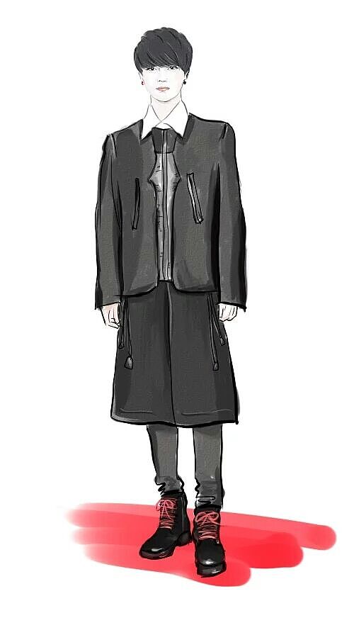 人物插画临摹——刘亦菲,梅长苏,华晨宇