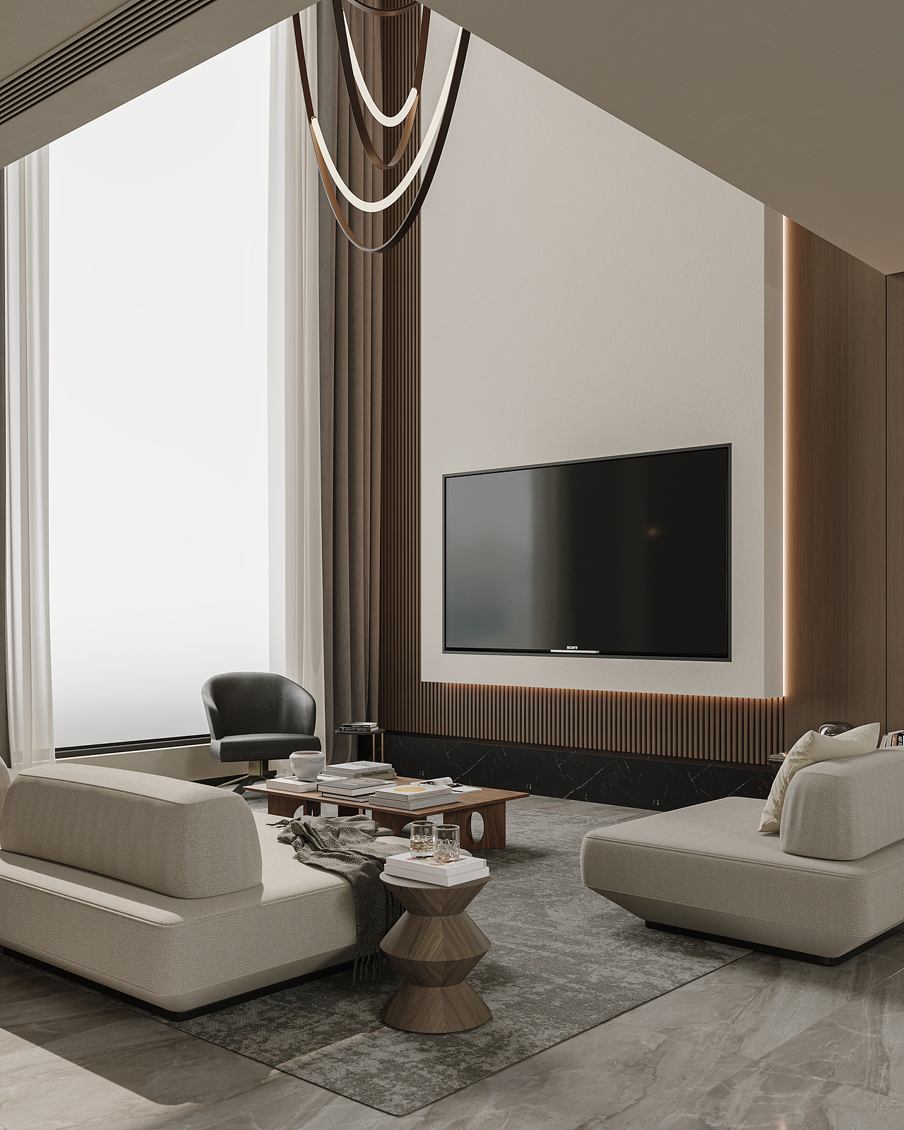 绘感视觉设计——意式极简复式设计案例（图ZMzUxNzQ2MzY4） - 家装设计 - 站酷设计师时间像庸医原创素材 - 站酷ZCOOL