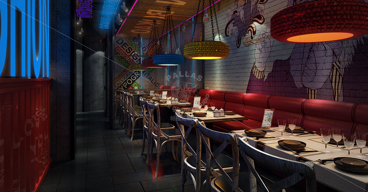 餐饮全案设计——爆烤鸡头王