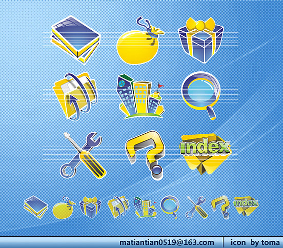 09年個(gè)人一組圖標(biāo)作品（圖ZMTM3Mjc3Njg=） - 圖標(biāo) - 站酷設(shè)計(jì)師mataotao原創(chuàng)素材 - 站酷ZCOOL