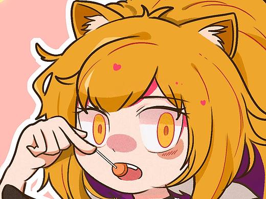 明日方舟推进之王Q版（个人主页-ZMzY5ODgzNDA=） - 新锐潮流插画 - 站酷设计师神奇青蛙王原创素材 - 站酷ZCOOL