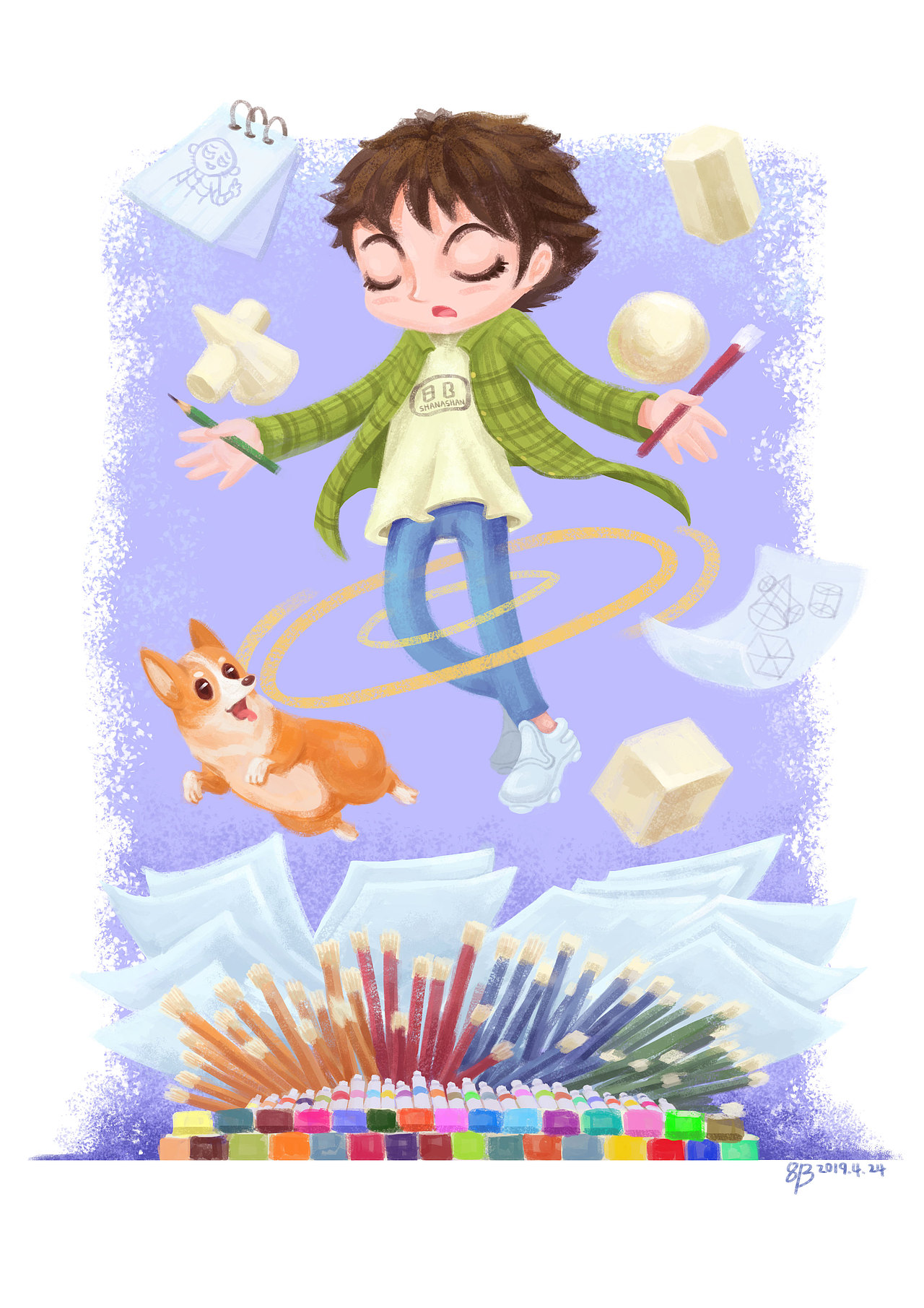 小画王-动物盒子美术馆（图ZMTU2OTcwNzI4） - 商业插画 - 站酷设计师shanashan8b原创素材 - 站酷ZCOOL