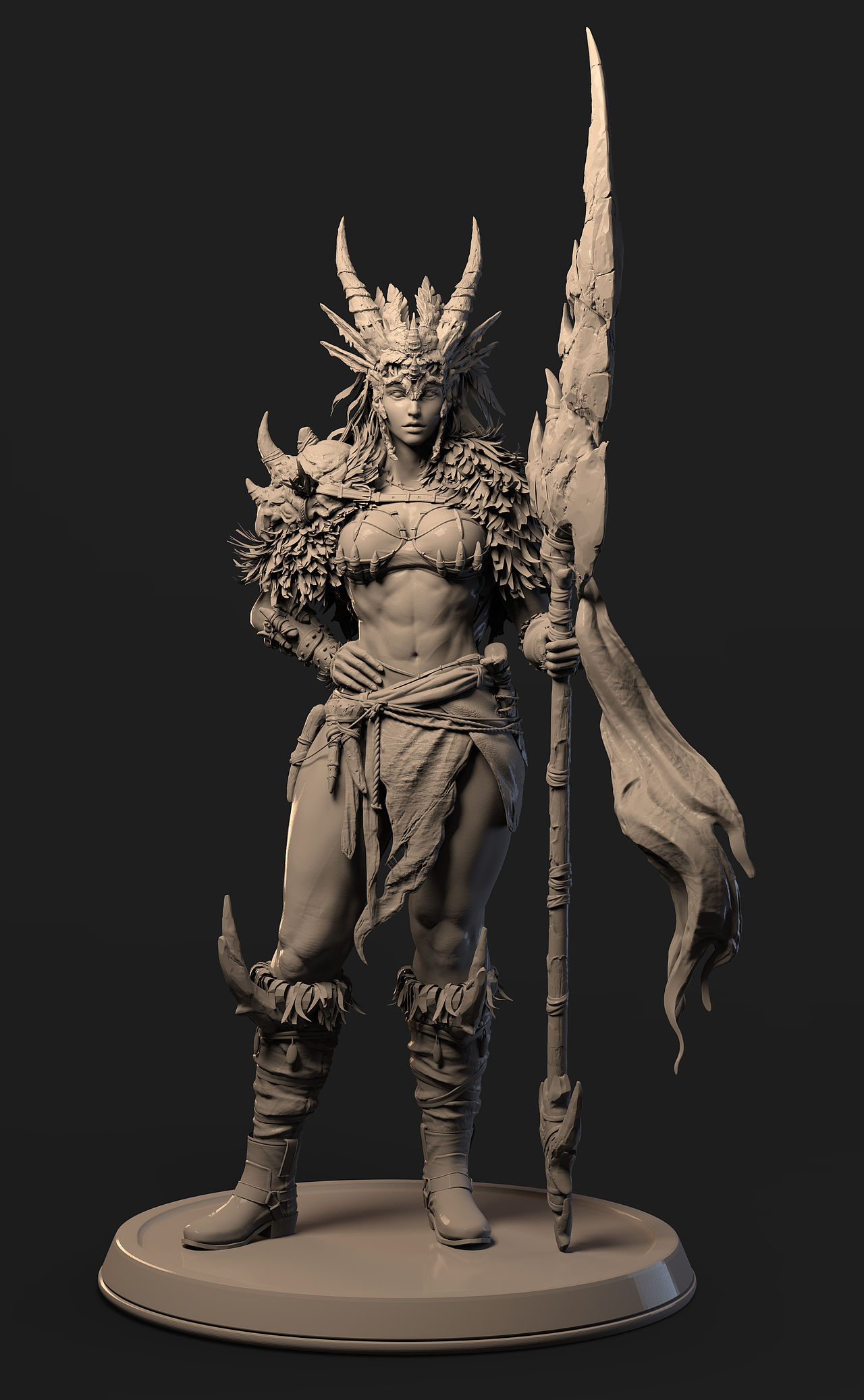 《部落·女战士》