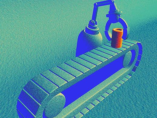 C4D临摹作品机械臂动画（个人主页-ZNDQ2NDg2MTI=） - 动画/影视 - 站酷设计师Lynne玲原创素材 - 站酷ZCOOL