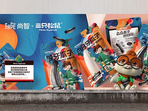 尚智x三只松鼠｜高端瓜子包装设计 /坚果包装设计