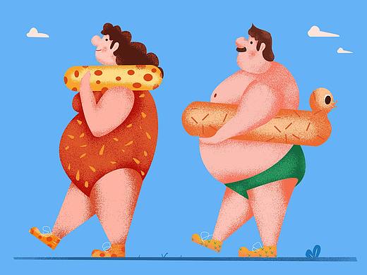 插画（个人主页-ZMzcwOTk4MzY=） - 创作习作 - 站酷设计师粉色信号原创素材 - 站酷ZCOOL