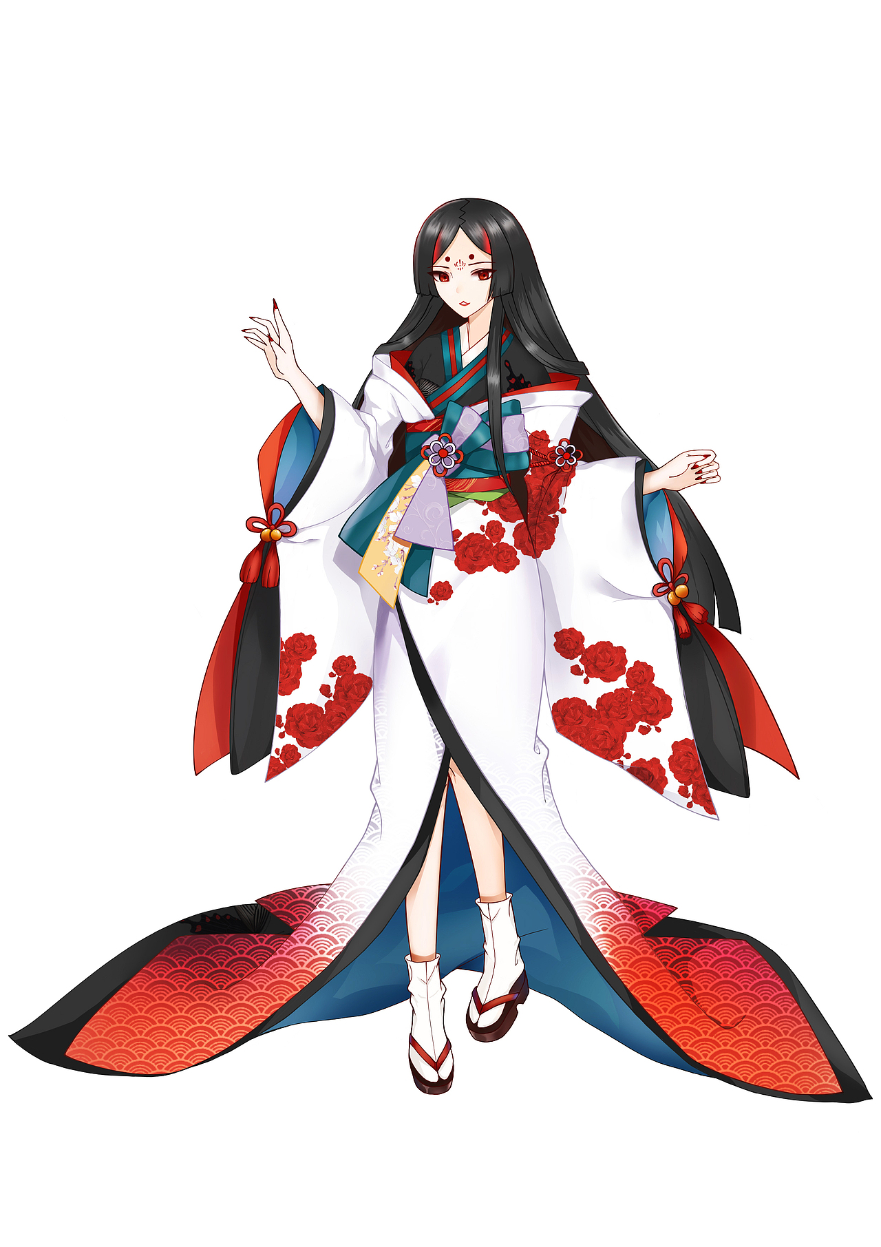 阴阳师彼岸花立绘临摹