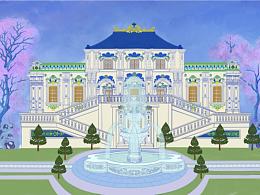 圓明園諧奇趣 插畫