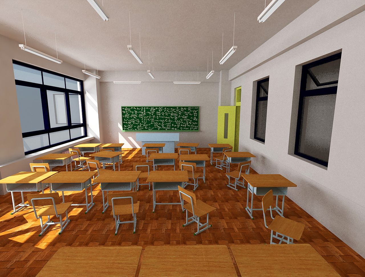 教室三维设计