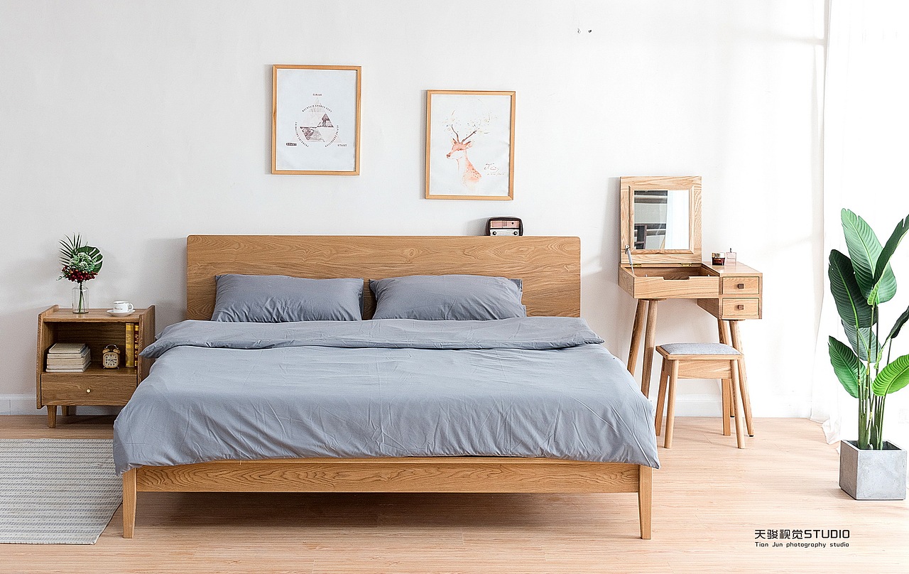 2018 11月 橡木卧室产品（图ZMTM3OTQ5OTUy） - 产品摄影 - 站酷设计师天骏电商视觉原创素材 - 站酷ZCOOL