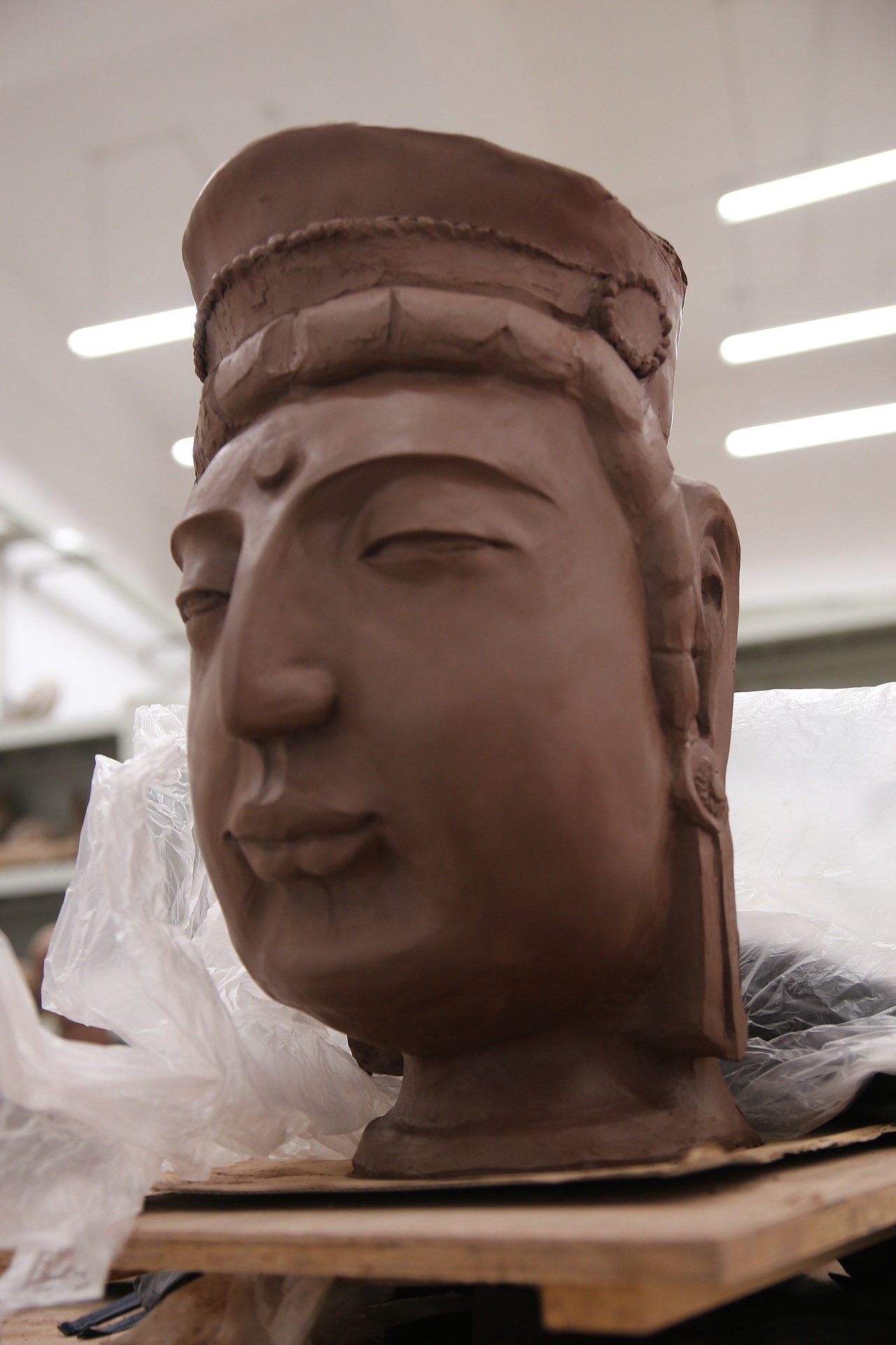 大型陶艺作品——禅境(综合)(大二上学期作品)