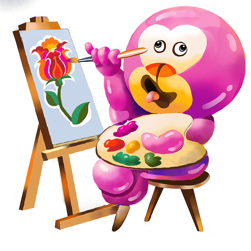 动态表情包创作 我是小艺术家（图ZMTgzNTExODky） - 网络表情 - 站酷设计师Gagaku原创素材 - 站酷ZCOOL