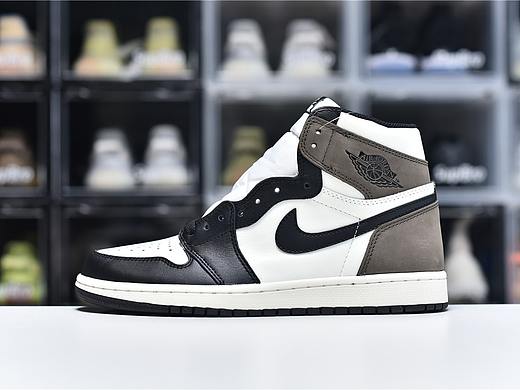 Air Jordan 1 High Gark Mocha黑摩卡小倒钩555088-105