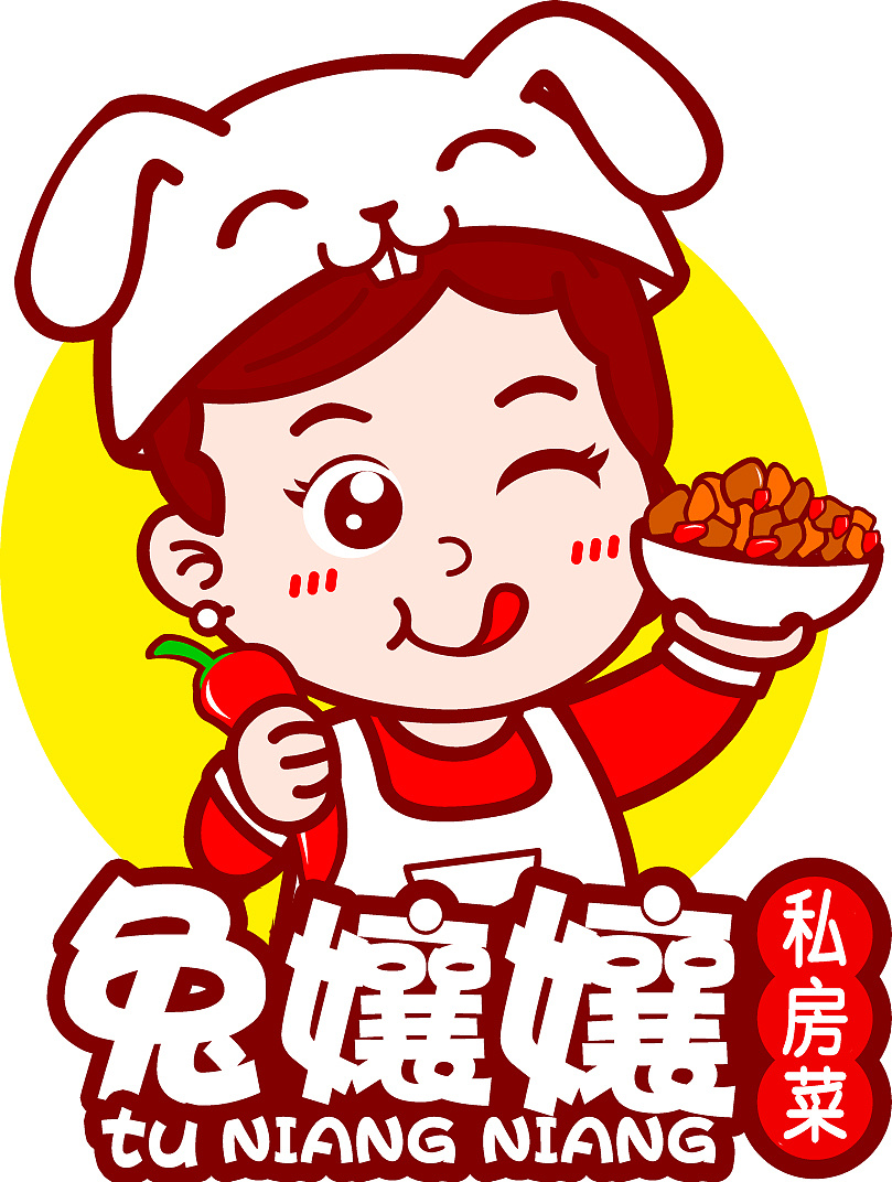 兔娘娘兔娘娘冷吃兔logo包装
