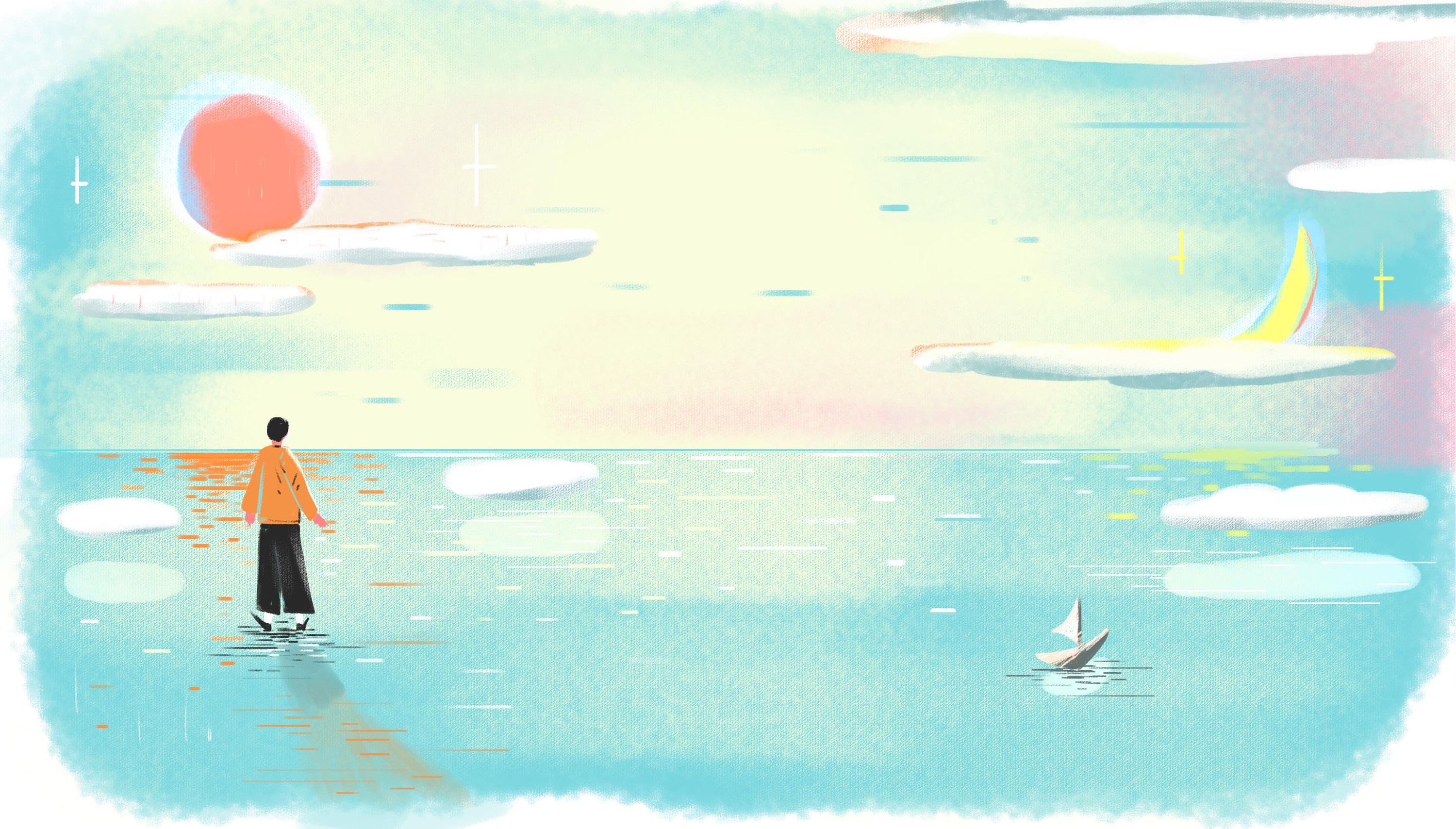 "小"梦想|插画|创作习作|阳光小丑 - 原创作品 - 站酷 (zcool)