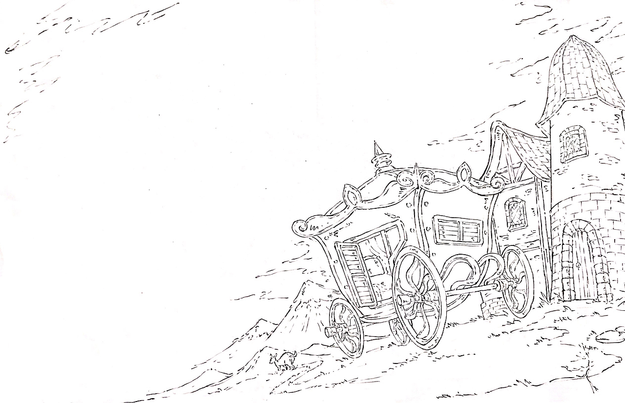 但是,在第二天早上太阳升起来的时候,马车上破了一个洞。“梦”晒到了太阳,魔法生效了,她立刻变成了一头白色的小鹿,惊跳着跑掉了。