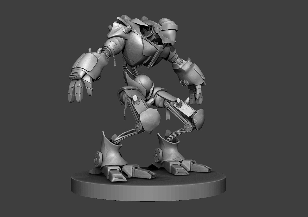 (设计图纸来自deviantart,归mandy james所有,如下图)模型用maya和