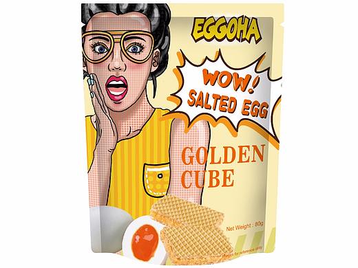 咸蛋黄威化包装设计