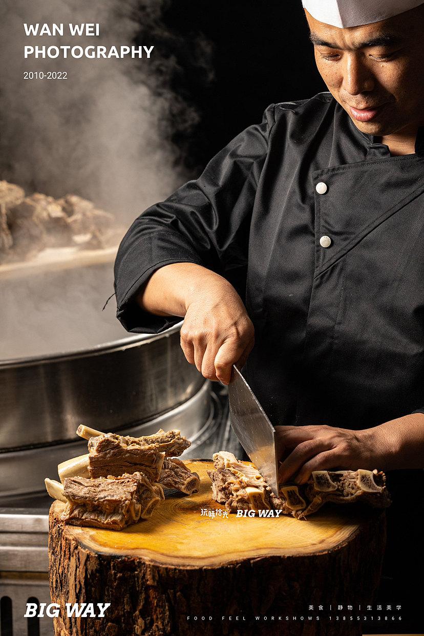 喝汤吃肉啃肋排 汤浓肉厚忒实在｜穆老六牛店×BIG WAY（图ZMzIzMDg5MTk2） - 美食摄影 - 站酷设计师玩味拾光原创素材 - 站酷ZCOOL
